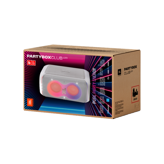 JBL PartyBox Club 120 - White - Portable party speaker - Detailshot 15
